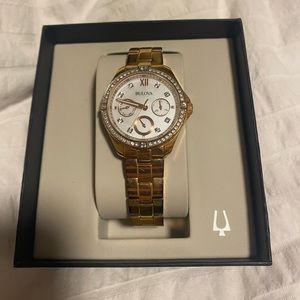 Womens bullova rose gold watch
